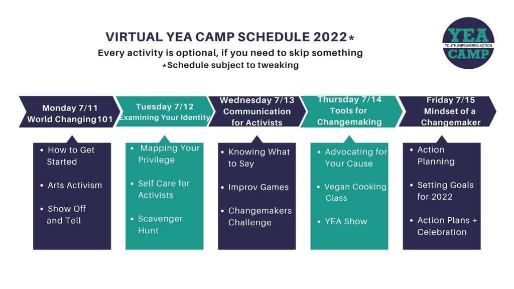 YEA Camp Virtual-YEA-Camp-2022-Schedule-1024x576 Virtual YEA Camp - Youth Leadership + Activism Training Online  