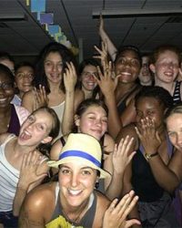 All the single ladies! YEA Camp dance parties are the most fun nights of the year!